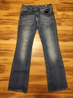 Miss Me Light Blue Bootcut Jeans